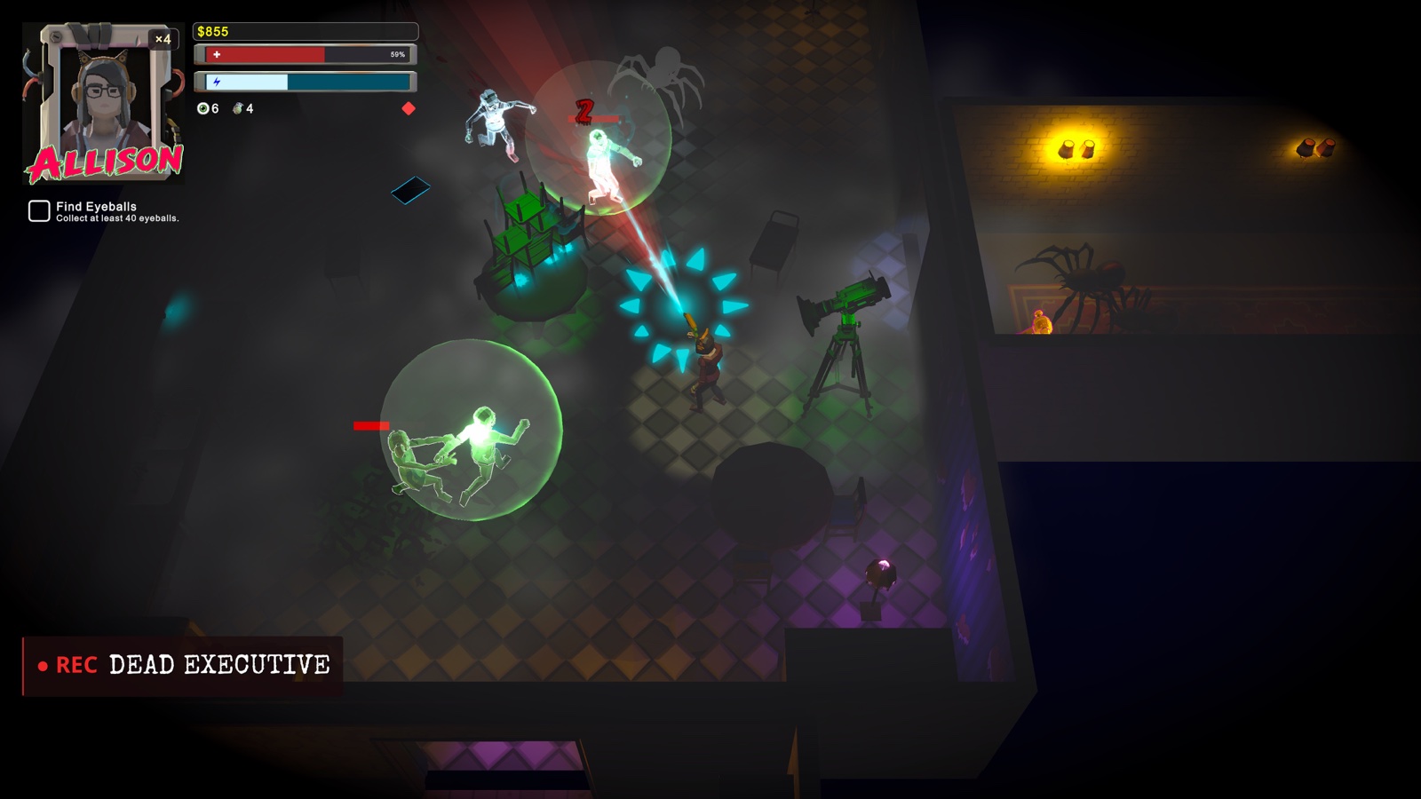 Haunted House Hellshift gameplay showing kitchen.